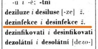 Desinfekce