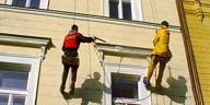 Mytí a dezinsekce fasády.